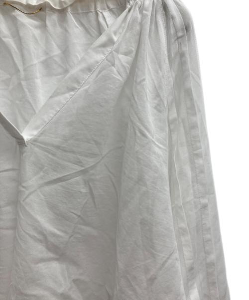 DEUXIEME CLASSE（ドゥーズィエム クラス）DEUXIEME CLASSE (ドゥーズィエム クラス) Feminine シアーブラウスシャツ ホワイト サイズ:不明（実寸サイズをご確認ください）の古着・服飾アイテム