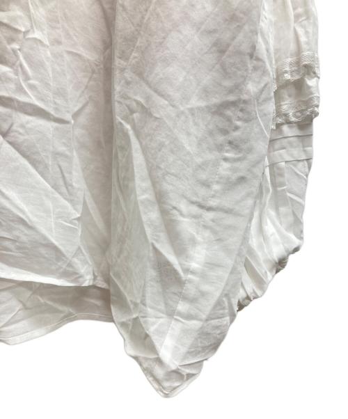 DEUXIEME CLASSE（ドゥーズィエム クラス）DEUXIEME CLASSE (ドゥーズィエム クラス) Feminine シアーブラウスシャツ ホワイト サイズ:不明（実寸サイズをご確認ください）の古着・服飾アイテム