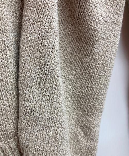 MUSE de Deuxieme Classe（ミューズ ドゥーズィエム クラス）MUSE de Deuxieme Classe (ミューズ ドゥーズィエム クラス) Lily LinenVネックプルオーバー ベージュ サイズ:不明（実寸サイズをご確認ください）の古着・服飾アイテム