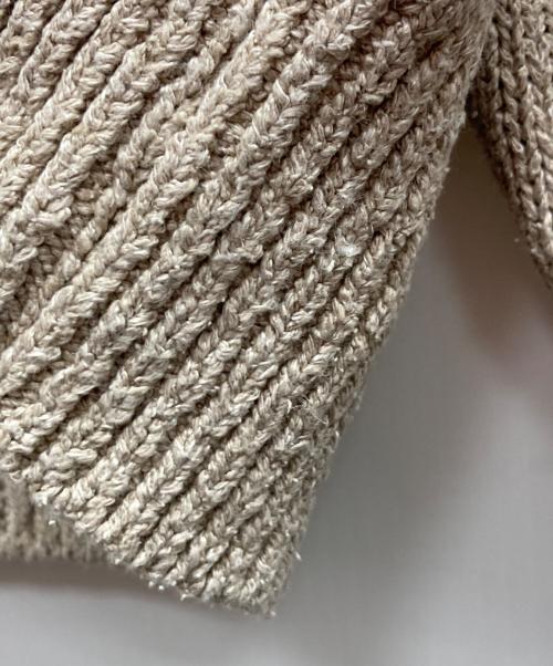 MUSE de Deuxieme Classe（ミューズ ドゥーズィエム クラス）MUSE de Deuxieme Classe (ミューズ ドゥーズィエム クラス) Lily LinenVネックプルオーバー ベージュ サイズ:不明（実寸サイズをご確認ください）の古着・服飾アイテム