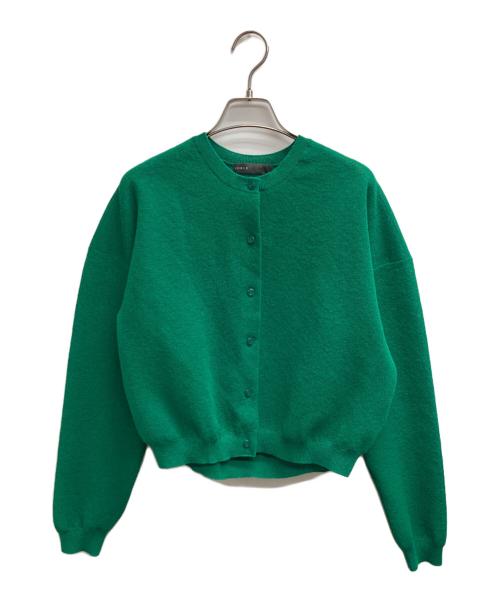Noble（ノーブル）Noble (ノーブル) スポンジシアーニットカーディガン グリーン サイズ:表記無しの古着・服飾アイテム