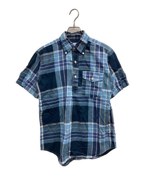 Engineered Garments（エンジニアドガーメンツ）Engineered Garments (エンジニアードガーメンツ) チェック柄プルオーバーシャツ ブルー サイズ:XSの古着・服飾アイテム