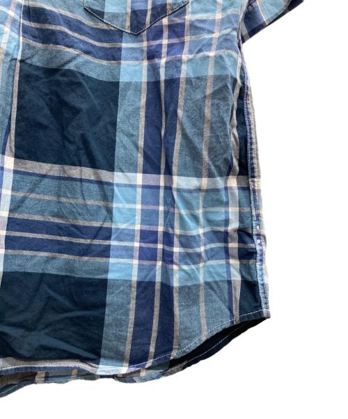 Engineered Garments（エンジニアドガーメンツ）Engineered Garments (エンジニアードガーメンツ) チェック柄プルオーバーシャツ ブルー サイズ:XSの古着・服飾アイテム