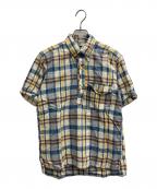 Engineered Garmentsエンジニアドガーメンツ）の古着「チェック柄プルオーバーシャツ」｜イエロー