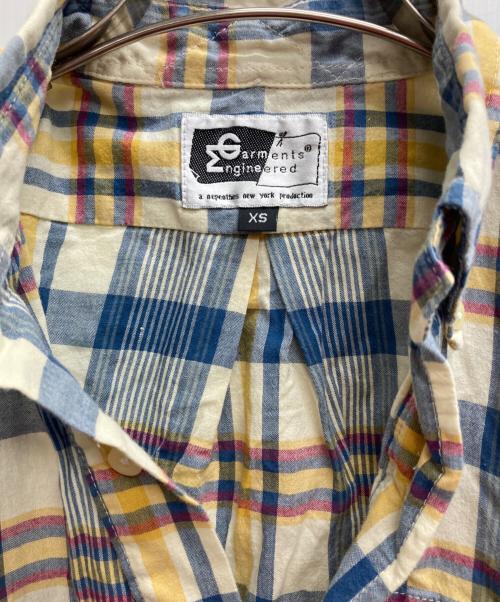 Engineered Garments（エンジニアドガーメンツ）Engineered Garments (エンジニアードガーメンツ) チェック柄プルオーバーシャツ イエロー サイズ:XSの古着・服飾アイテム