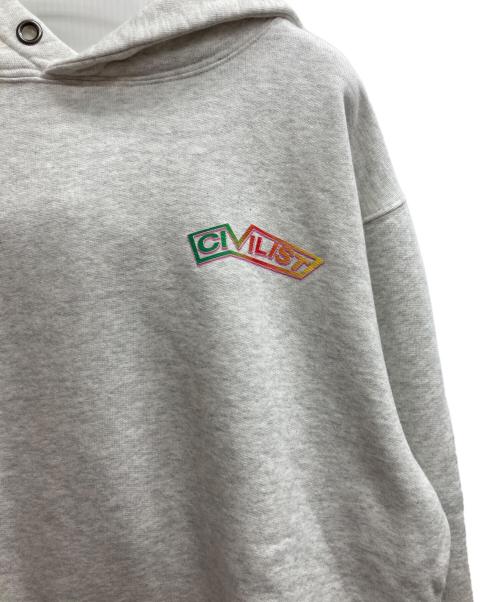 Civilist（シヴィリスト）civilist (シヴィリスト) パーカー グレー サイズ:Mの古着・服飾アイテム