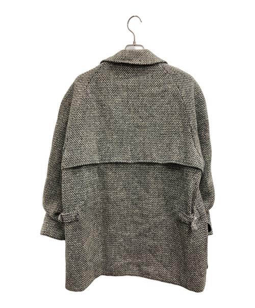 Aquascutum（アクアスキュータム）Aquascutum (アクアスキュータム) ツイードハンティングコート ベージュ サイズ:38Rの古着・服飾アイテム