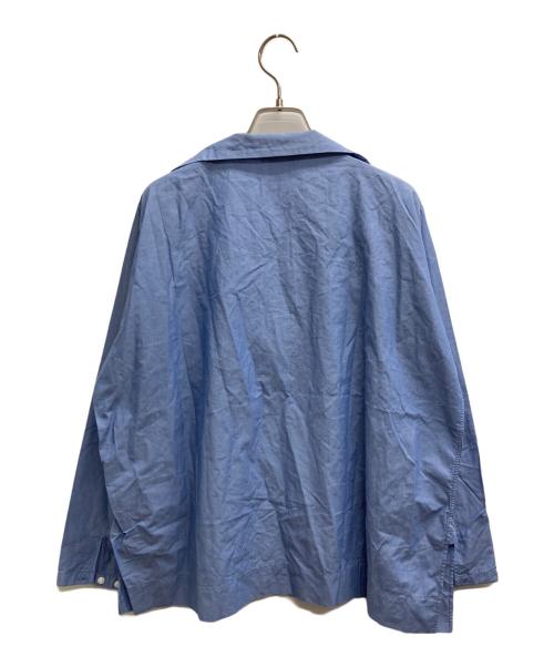 umii 908（ウミキューゼロハチ）umii 908 (ウミキューゼロハチ) スキッパーシャツ スカイブルー サイズ:3の古着・服飾アイテム