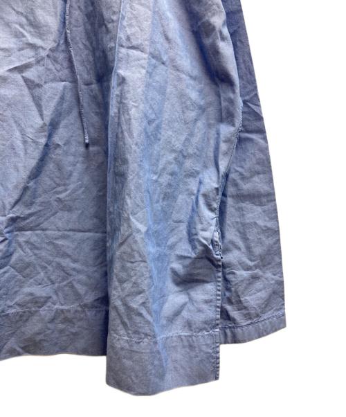 umii 908（ウミキューゼロハチ）umii 908 (ウミキューゼロハチ) スキッパーシャツ スカイブルー サイズ:3の古着・服飾アイテム