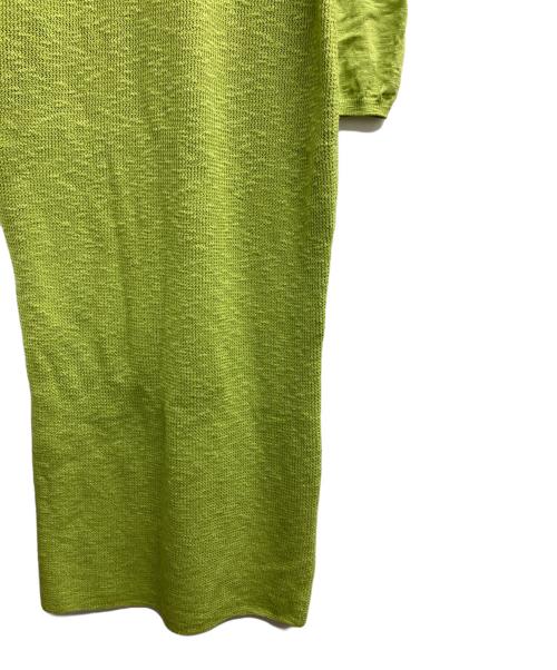 Noble（ノーブル）Noble (ノーブル) スラブニットアンサンブルワンピース グリーン サイズ:記載無しの古着・服飾アイテム