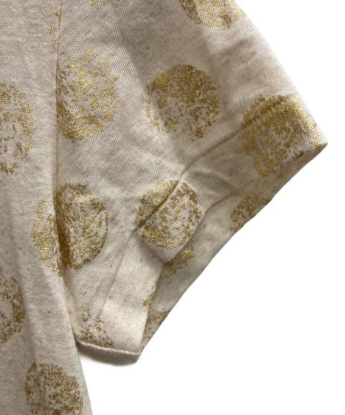 Y's（ワイズ）Y's (ワイズ) デザインカットソー ベージュ サイズ:表記無しの古着・服飾アイテム