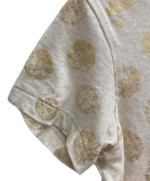 Y's（ワイズ）Y's (ワイズ) デザインカットソー ベージュ サイズ:表記無しの古着・服飾アイテム