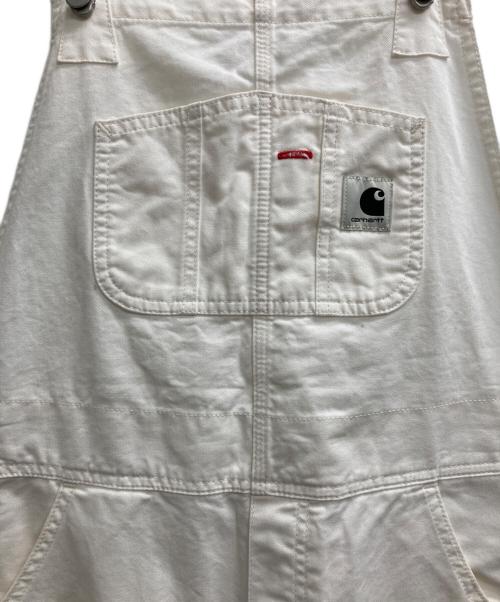 CarHartt（カーハート）CarHartt (カーハート) W BIB OVERALL STRAIGHT ホワイト サイズ:Sの古着・服飾アイテム