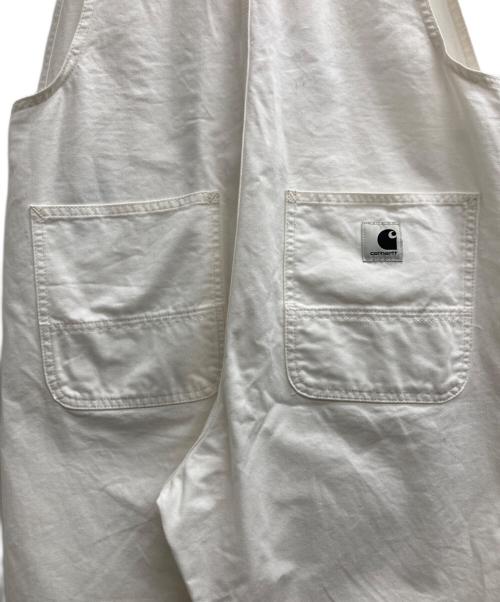 CarHartt（カーハート）CarHartt (カーハート) W BIB OVERALL STRAIGHT ホワイト サイズ:Sの古着・服飾アイテム