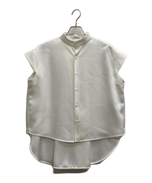 THE RERACS（ザ リラクス）THE RERACS (ザ リラクス) ノースリーブブラウス ホワイト サイズ:38の古着・服飾アイテム