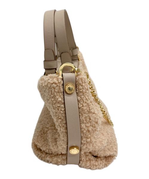 LORISTELLA（ロリステッラ）LORISTELLA (ロリステッラ) ボア2WAYバッグ ベージュの古着・服飾アイテム