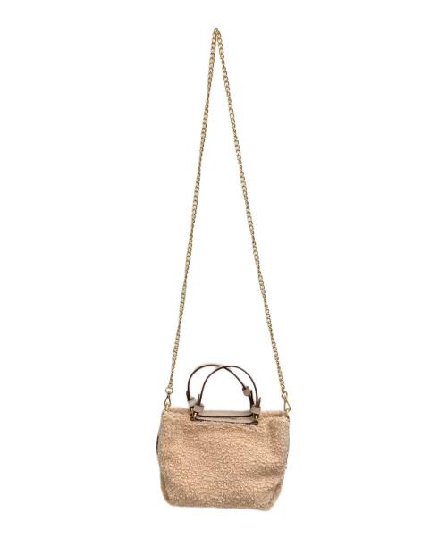 LORISTELLA（ロリステッラ）LORISTELLA (ロリステッラ) ボア2WAYバッグ ベージュの古着・服飾アイテム