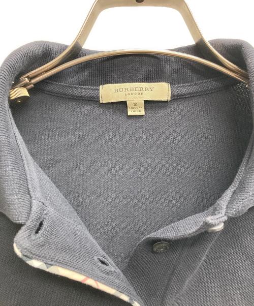BURBERRY LONDON（バーバリーロンドン）BURBERRY LONDON (バーバリーロンドン) ポロシャツ ネイビー サイズ:Sの古着・服飾アイテム