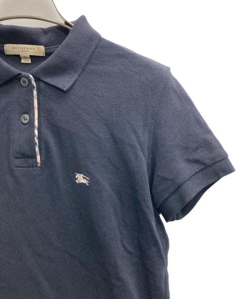 BURBERRY LONDON（バーバリーロンドン）BURBERRY LONDON (バーバリーロンドン) ポロシャツ ネイビー サイズ:Sの古着・服飾アイテム
