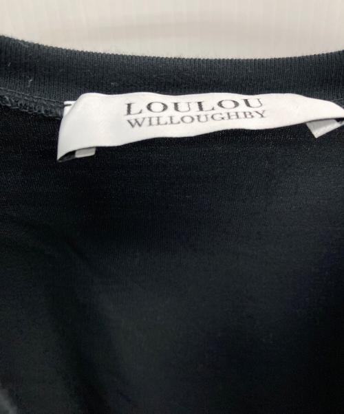 Loulou Willoughby（ルルウィルビー）Loulou Willoughby (ルルウィルビー) タフタクチュールT ブラック サイズ:2の古着・服飾アイテム