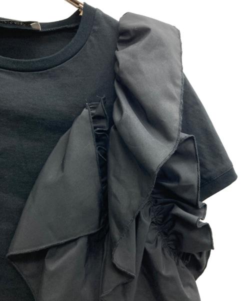 Loulou Willoughby（ルルウィルビー）Loulou Willoughby (ルルウィルビー) タフタクチュールT ブラック サイズ:2の古着・服飾アイテム