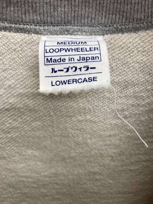 LOOPWHEELER（ループウィラー）LOOPWHEELER (ループウィラー) 前Vガゼットスウェット グレー サイズ:MEDIUMの古着・服飾アイテム