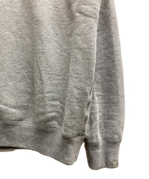 LOOPWHEELER（ループウィラー）LOOPWHEELER (ループウィラー) 前Vガゼットスウェット グレー サイズ:MEDIUMの古着・服飾アイテム