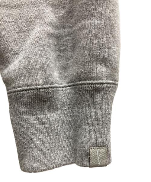 LOOPWHEELER（ループウィラー）LOOPWHEELER (ループウィラー) 前Vガゼットスウェット グレー サイズ:MEDIUMの古着・服飾アイテム