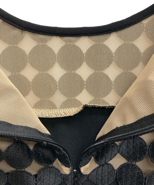 LAUREN RALPH LAUREN（ローレンラルフローレン）LAUREN RALPH LAUREN (ローレンラルフローレン) ノースリーブワンピース ブラック サイズ:2の古着・服飾アイテム