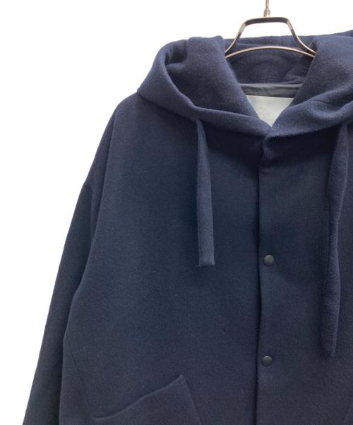 Dulcamara（ドゥルカマラ）Dulcamara (ドゥルカマラ) よそいきフードスロープショートコート ネイビー サイズ:1の古着・服飾アイテム