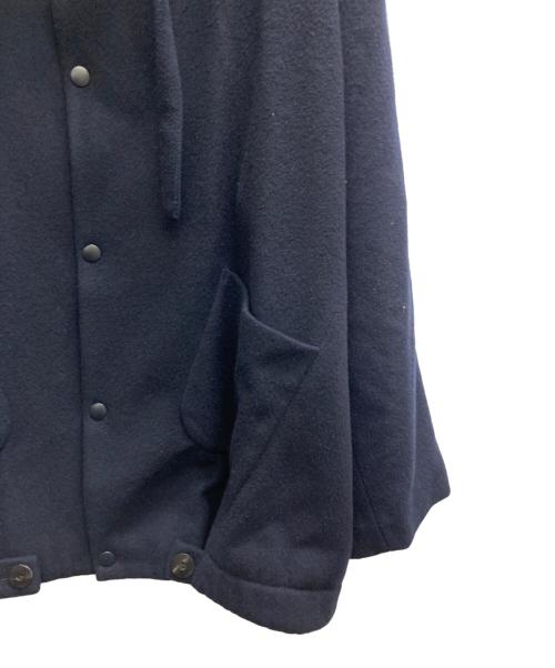 Dulcamara（ドゥルカマラ）Dulcamara (ドゥルカマラ) よそいきフードスロープショートコート ネイビー サイズ:1の古着・服飾アイテム