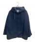 Dulcamara（ドゥルカマラ）の古着「よそいきフードスロープショートコート」｜ネイビー
