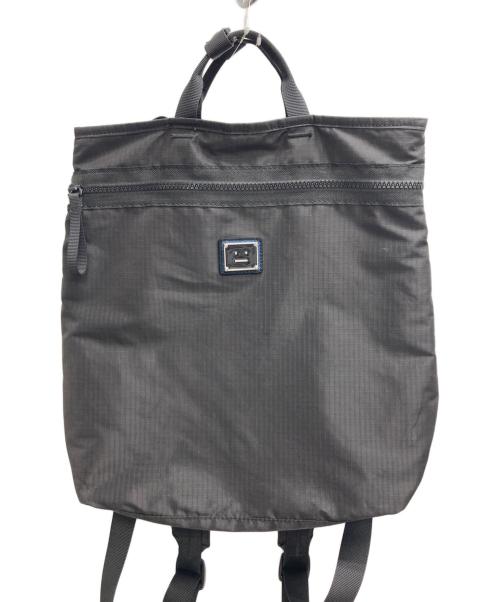 Acne studios（アクネ ストゥディオズ）Acne studios (アクネ ストゥディオス) 2WAYリュック ブラックの古着・服飾アイテム
