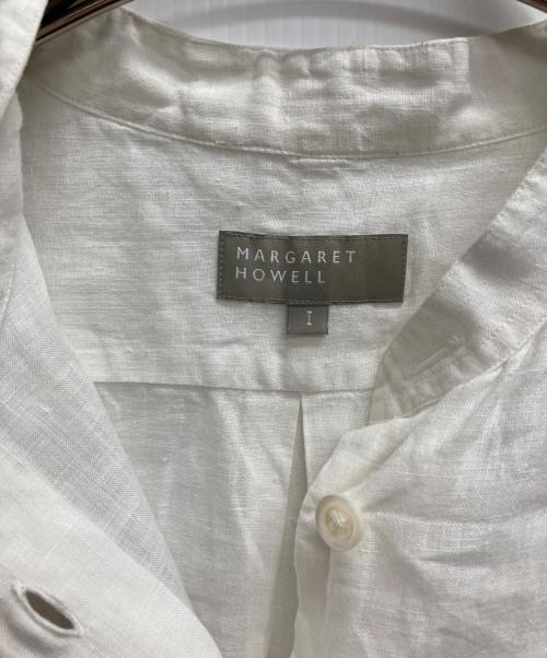 MARGARET HOWELL（マーガレットハウエル）MARGARET HOWELL (マーガレットハウエル) リネンシャツ ホワイト サイズ:1の古着・服飾アイテム
