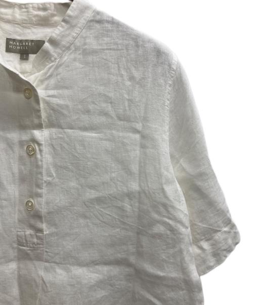 MARGARET HOWELL（マーガレットハウエル）MARGARET HOWELL (マーガレットハウエル) リネンシャツ ホワイト サイズ:1の古着・服飾アイテム