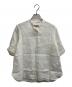 MARGARET HOWELL（マーガレットハウエル）の古着「リネンシャツ」｜ホワイト