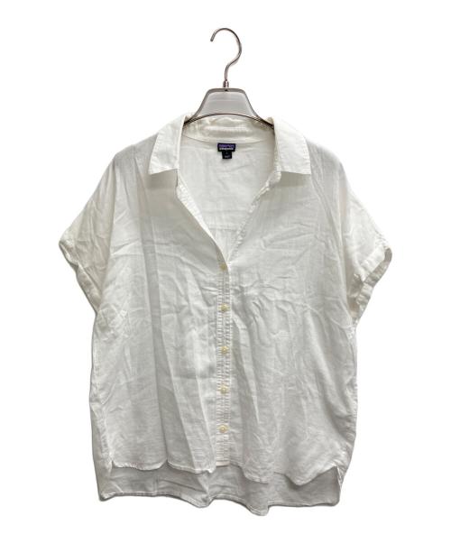 Patagonia（パタゴニア）Patagonia (パタゴニア) 半袖シャツ ホワイト サイズ:Sの古着・服飾アイテム