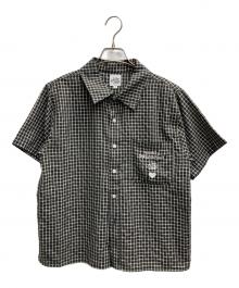 kaoyorinakami（カオヨリナカミ）の古着「チェックシャツ」｜ブラック