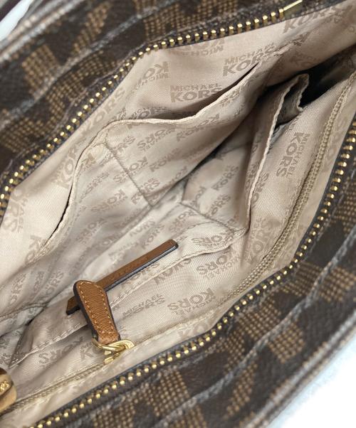 MICHAEL KORS（マイケル・コース）MICHAEL KORS (マイケルコース) ショルダーバッグ ブラウンの古着・服飾アイテム