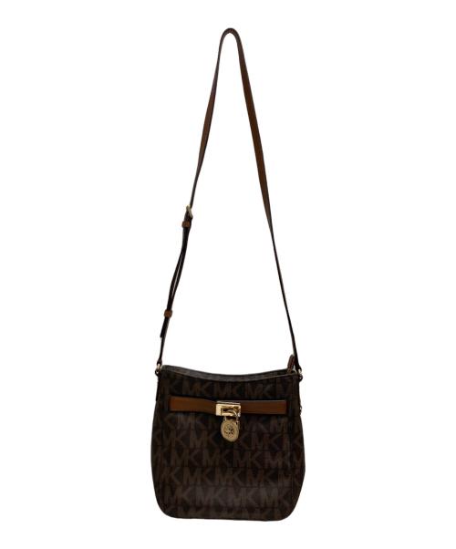 MICHAEL KORS（マイケル・コース）MICHAEL KORS (マイケルコース) ショルダーバッグ ブラウンの古着・服飾アイテム