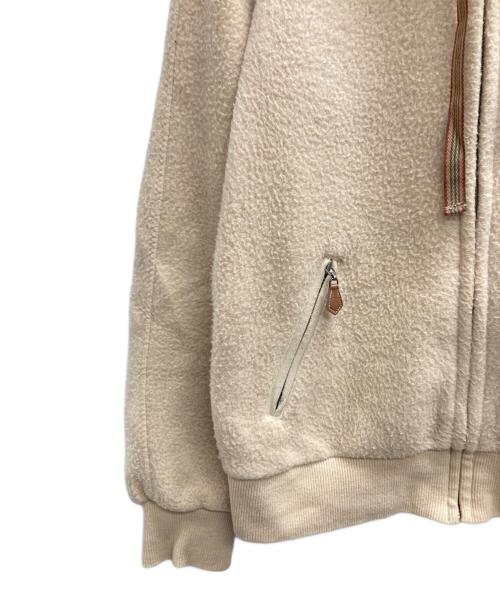 BURBERRY BLUE LABEL（バーバリーロンドンブルーレーベル）BURBERRY BLUE LABEL (バーバリーロンドンブルーレーベル) ジップパーカー ベージュ サイズ:38の古着・服飾アイテム