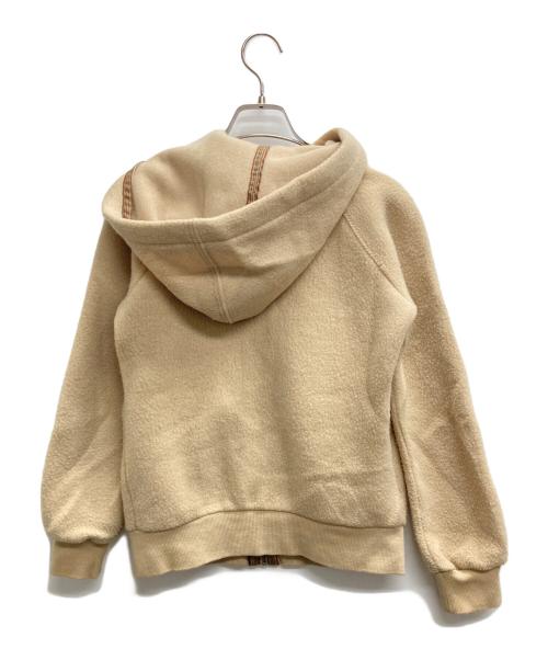 BURBERRY BLUE LABEL（バーバリーロンドンブルーレーベル）BURBERRY BLUE LABEL (バーバリーロンドンブルーレーベル) ジップパーカー ベージュ サイズ:38の古着・服飾アイテム