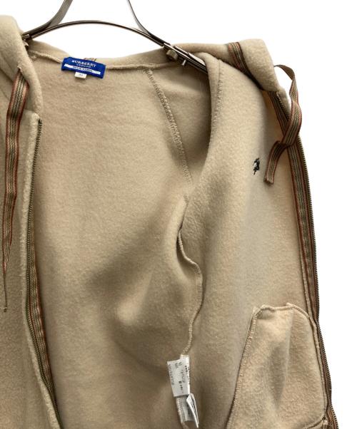 BURBERRY BLUE LABEL（バーバリーロンドンブルーレーベル）BURBERRY BLUE LABEL (バーバリーロンドンブルーレーベル) ジップパーカー ベージュ サイズ:38の古着・服飾アイテム