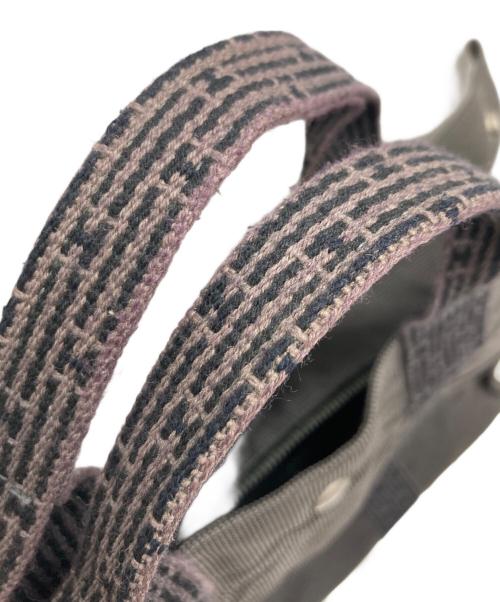 HERMES（エルメス）HERMES (エルメス) キャンバストートバッグ グレーの古着・服飾アイテム