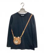 MOSCHINO TEENモスキーノ ティーン）の古着「長袖Tシャツ」｜ブラック