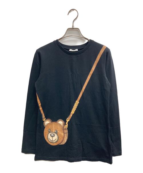 MOSCHINO TEEN（モスキーノ ティーン）MOSCHINO TEEN (モスキーノ ティーン) 長袖Tシャツ ブラック サイズ:キッズ14の古着・服飾アイテム