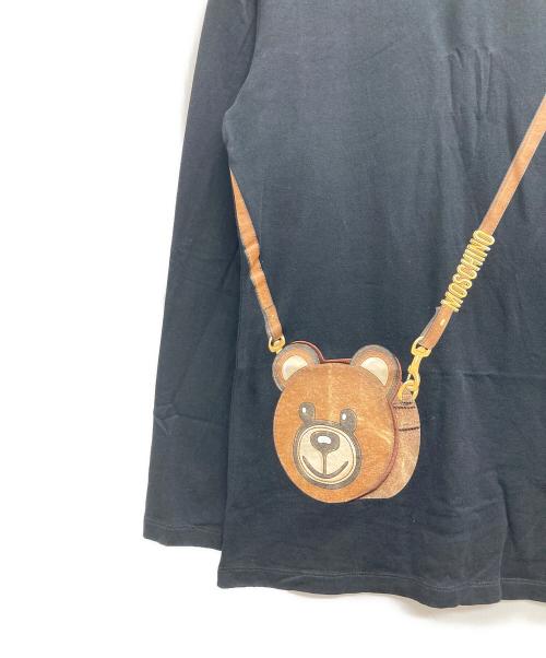 MOSCHINO TEEN（モスキーノ ティーン）MOSCHINO TEEN (モスキーノ ティーン) 長袖Tシャツ ブラック サイズ:キッズ14の古着・服飾アイテム