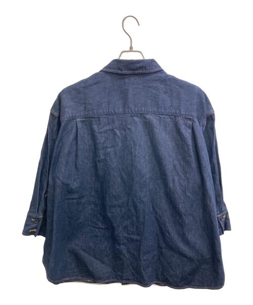 plantation（プランテーション）plantation (プランテーション) デニムシャツ インディゴ サイズ:2の古着・服飾アイテム