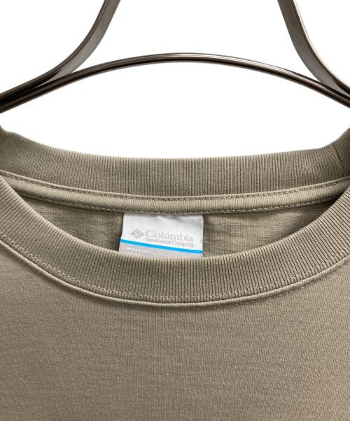 Columbia（コロンビア）Columbia (コロンビア) 半袖Tシャツ ベージュ サイズ:Lの古着・服飾アイテム