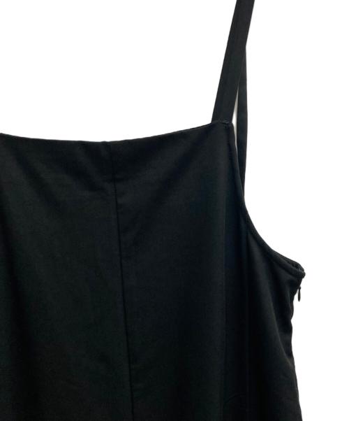 JOURNAL STANDARD relume（ジャーナルスタンダード レリューム）JOURNAL STANDARD relume (ジャーナルスタンダード レリューム) ストレッチサロペット ブラック サイズ:F 未使用品の古着・服飾アイテム